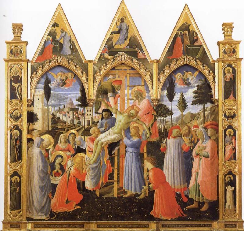 Fra Angelico Deposition oil painting picture